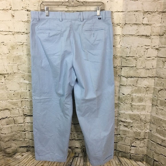 Chaps Blue True American Chino Pants - Picture 3 of 6